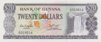 Guyana, 20 Dollars (1983), P.24c
