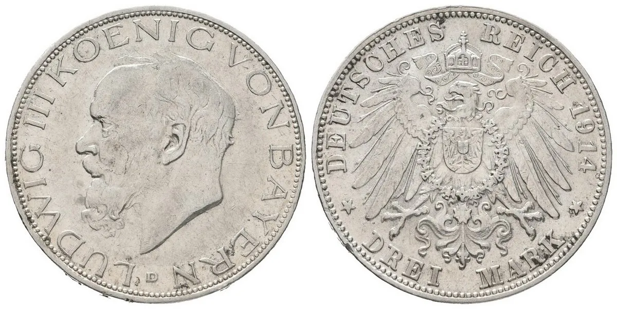 Bavorsko, Ludwig III., 1913 - 1918 — 1