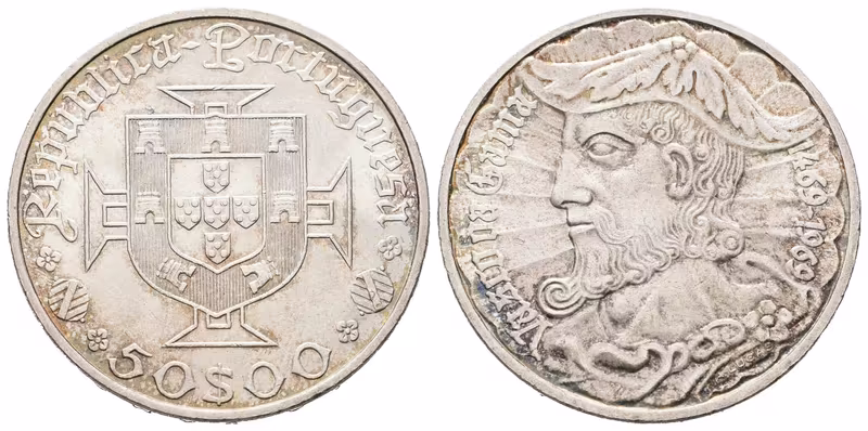 Portugalsko, 50 Escudos 1969 - Vasco da Gama