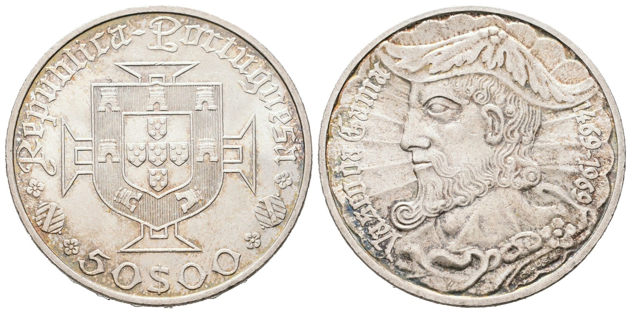 Portugalsko, 50 Escudos 1969 - Vasco da Gama