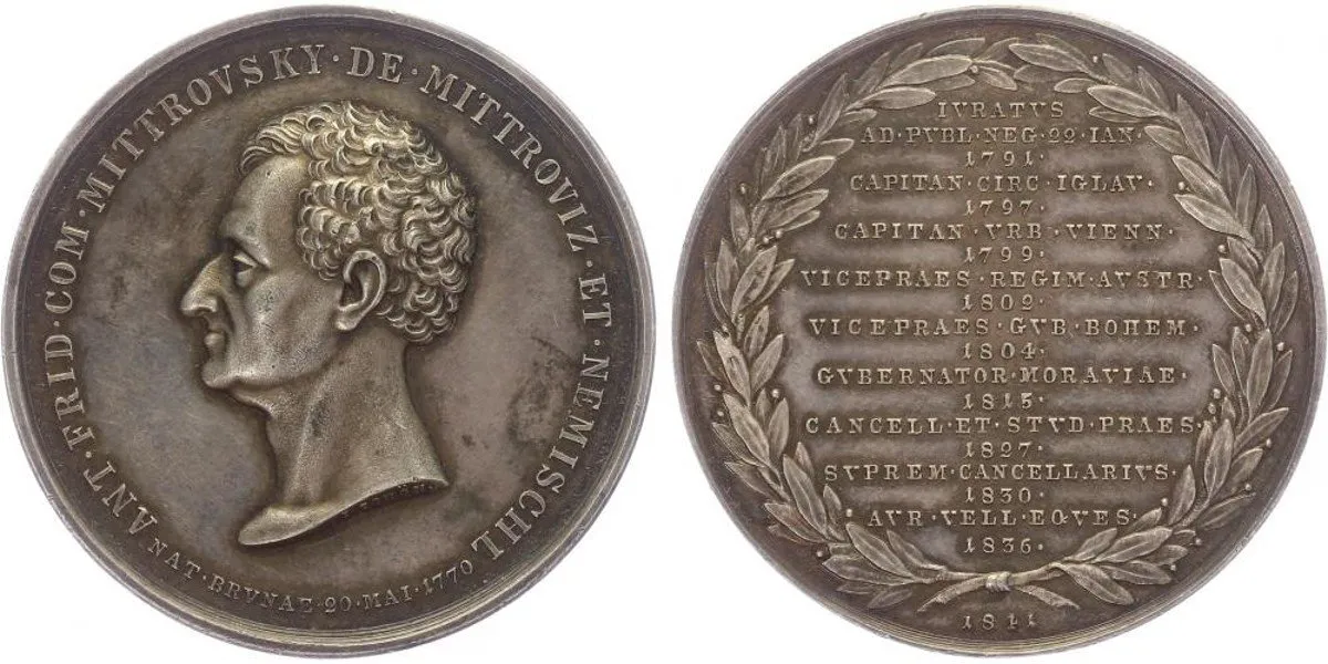 Mitrovský z Mitrovic a Nemyšle, Antonín Fridrich, 1770 - 1841 — 1
