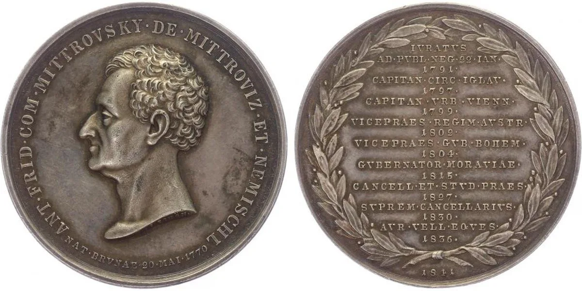 Mitrovský z Mitrovic a Nemyšle, Antonín Fridrich, 1770 - 1841 — 1
