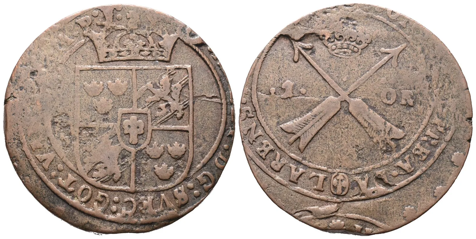 Švédsko, 1 Öre b.l.
