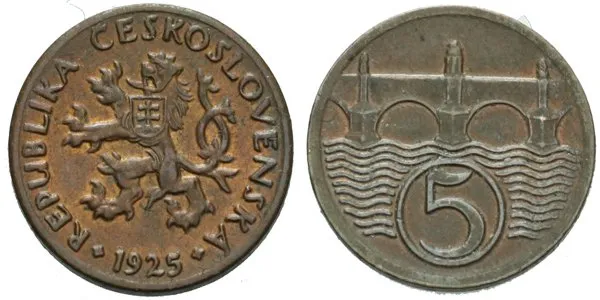 5 Haléř 1925