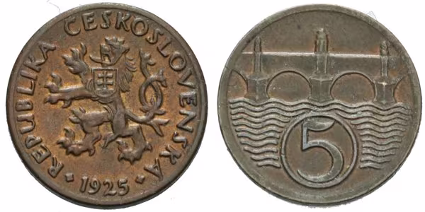 5 Haléř 1925