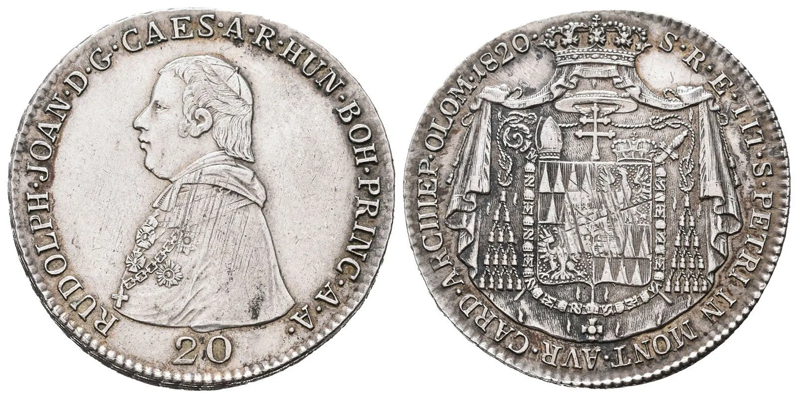 Olomouc - arcibiskupství, Rudolf Jan, 1819 - 1831 — 1