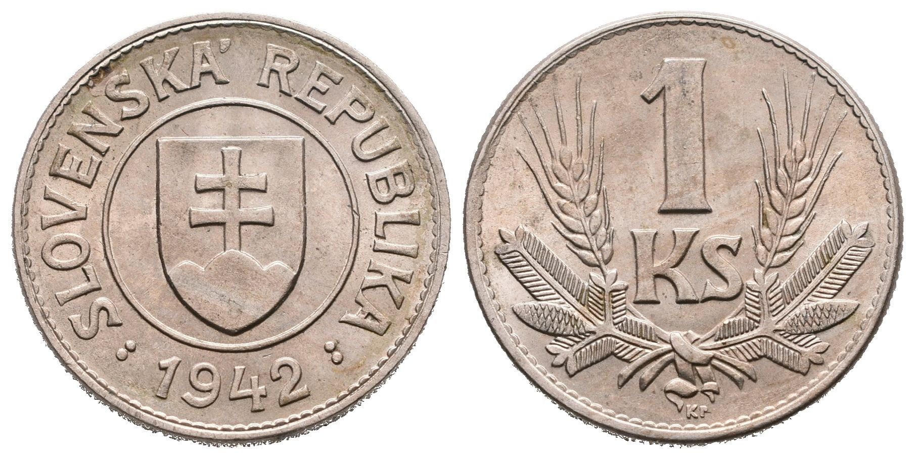 1 Koruna 1942 - varianta B