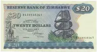 Zimbabwe, 20 Dollars 1983, P.4c