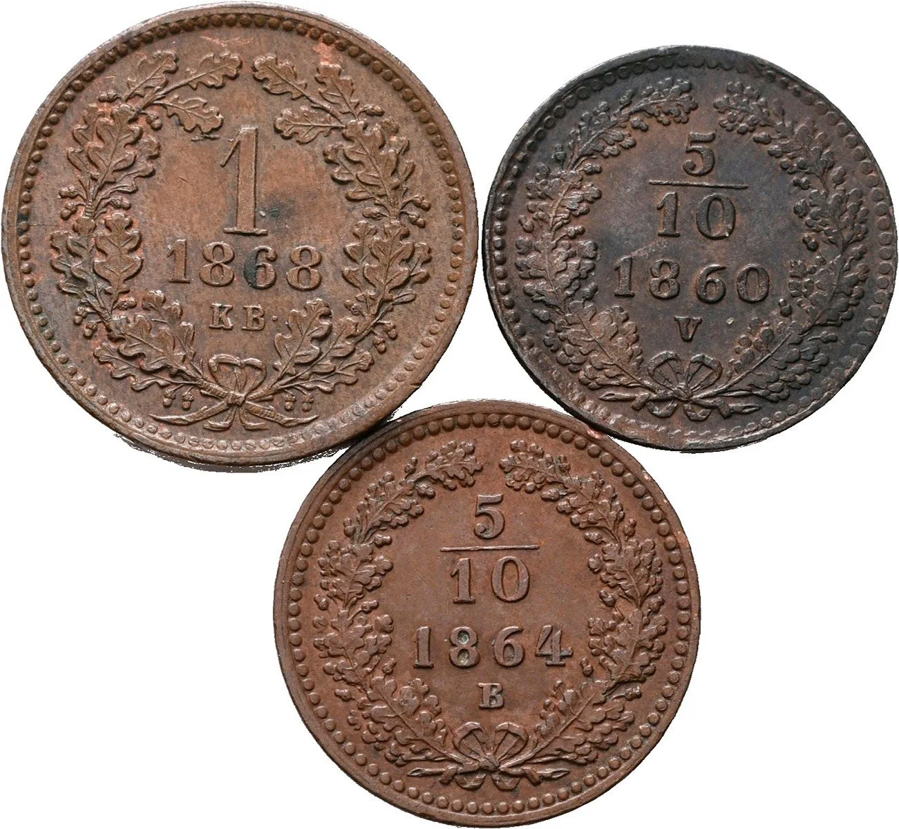 Rakouská a spolková měna, 1857 - 1892 — 1