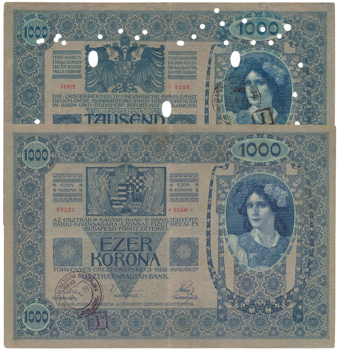 Razítkované R-U bankovky na Balkáně 1919-1921 — 1