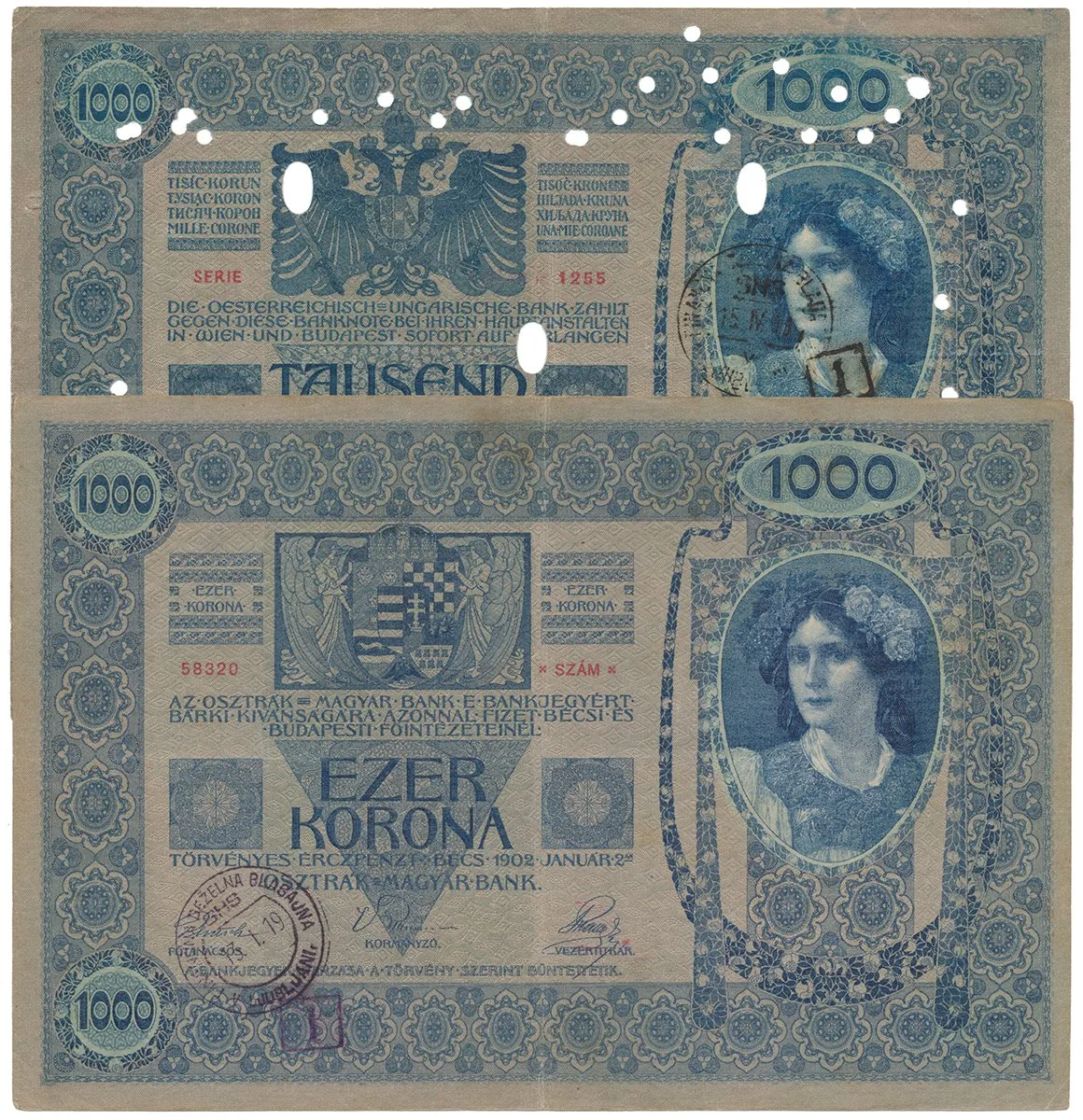 Razítkované R-U bankovky na Balkáně 1919-1921 — 1