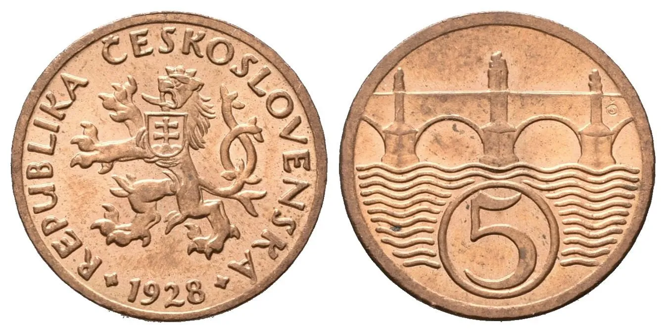 5 Haléř 1928