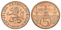 5 Haléř 1928