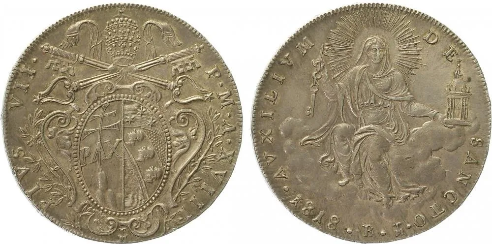 Vatikán, Pius VII., 1800 - 1823 — 1
