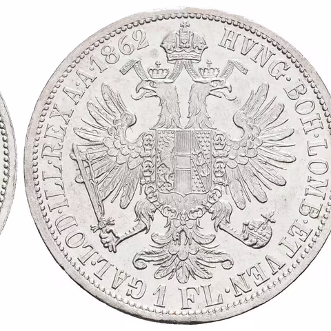 Zlatník 1862 A, krásná zachovalost, téměř plný lesk, drobné rysky