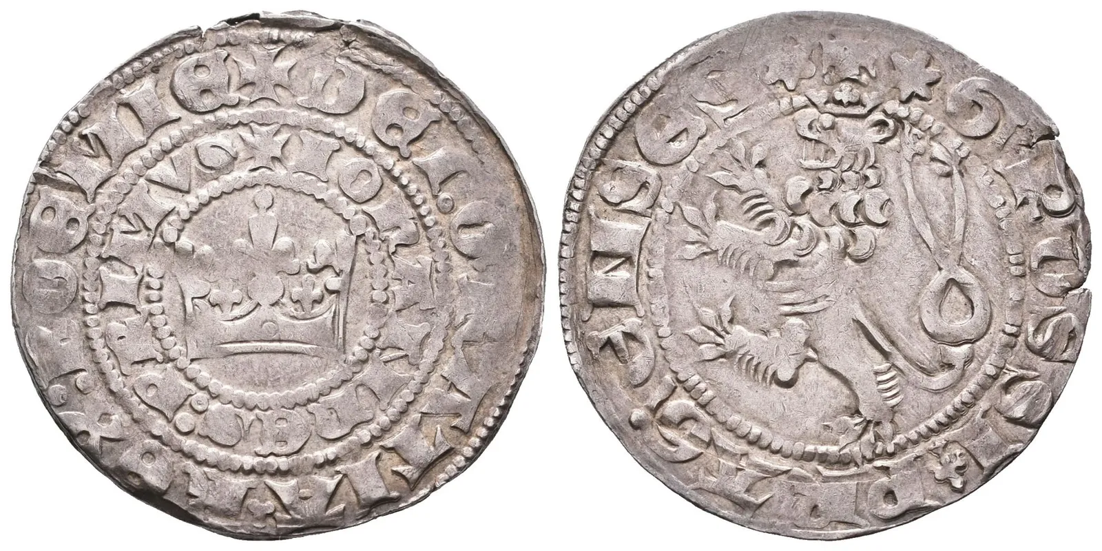 Jan Lucemburský, Pražský groš, Castelin 36