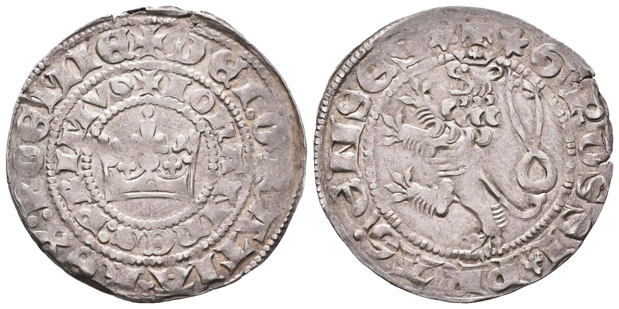 Jan Lucemburský, Pražský groš, Castelin 36