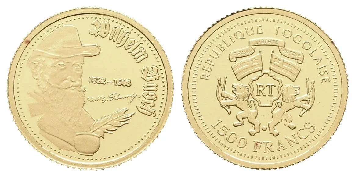 Togo, 1500 Francs 2007 - Wilhelm Busch