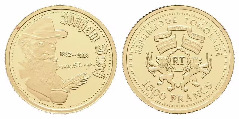 Togo, 1500 Francs 2007 - Wilhelm Busch
