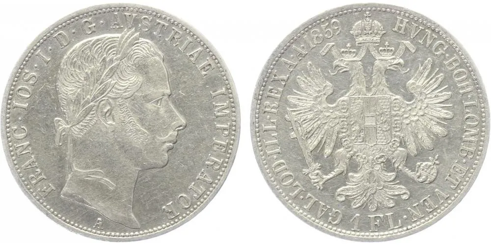 Rakouská a spolková měna, 1857 - 1892 — 1