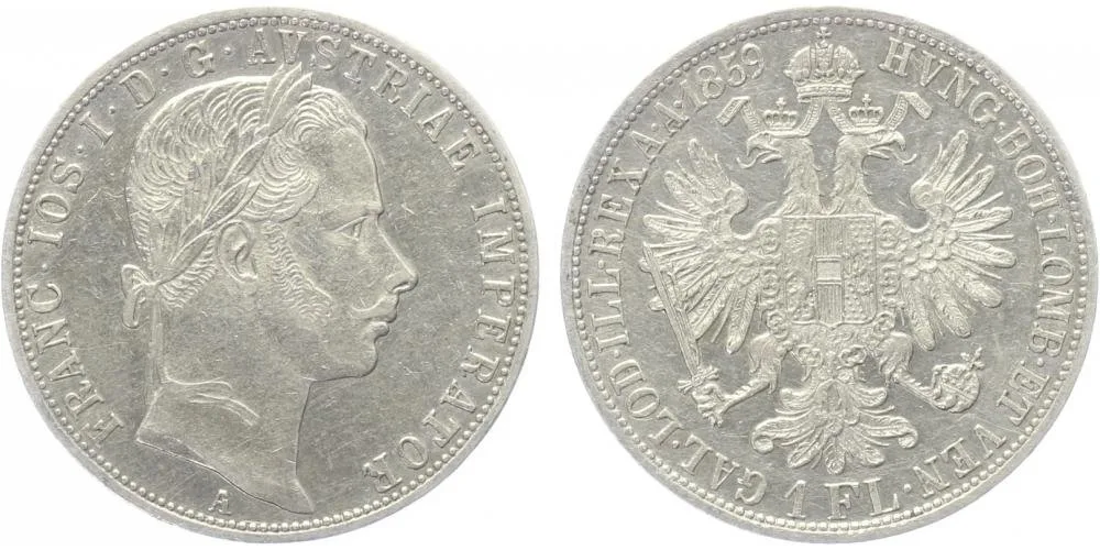 Rakouská a spolková měna, 1857 - 1892 — 1