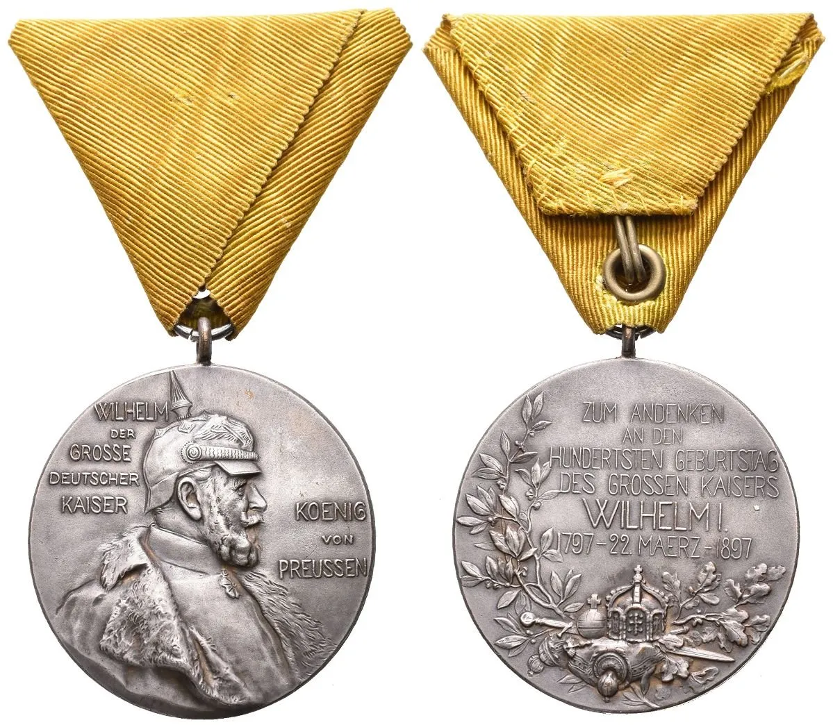Prusko, Pamětní medaile císaře Viléma I.