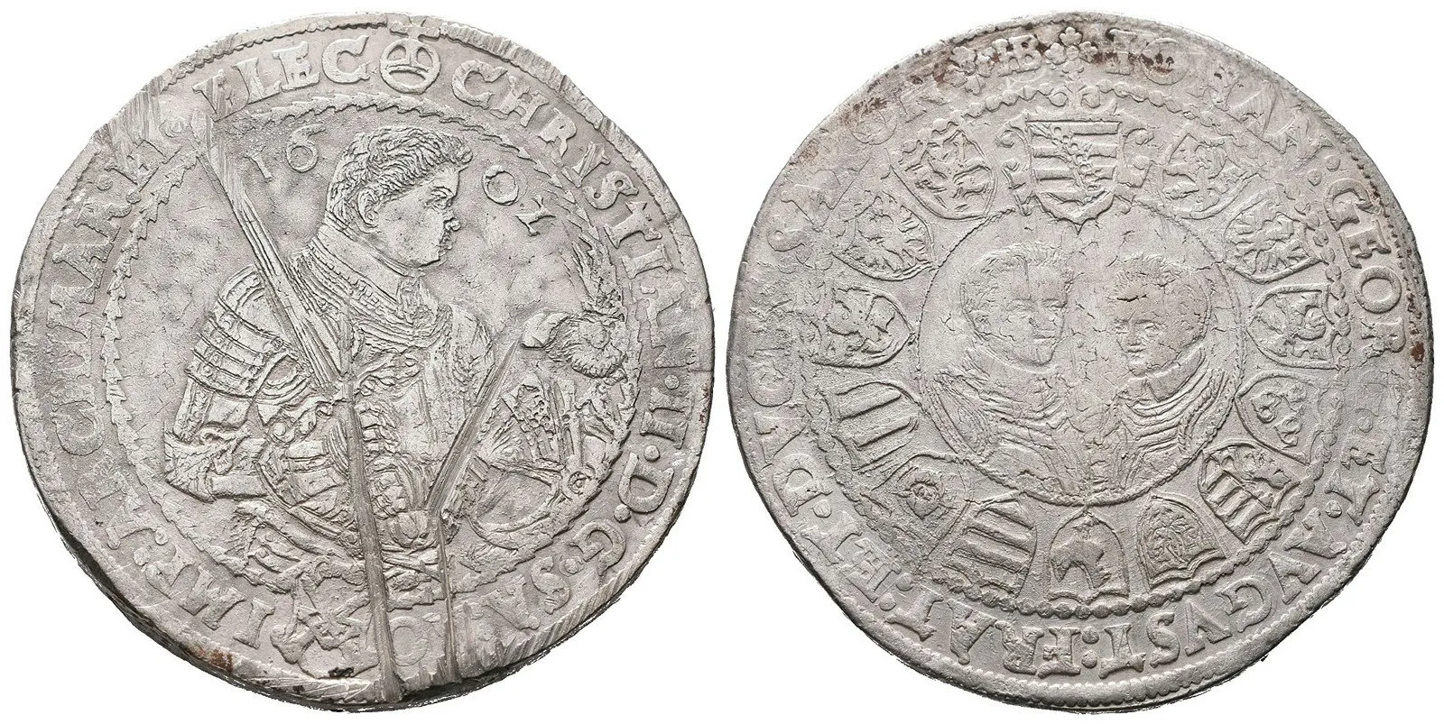 Sasko, Christian II., Johann Georg I. a August, 1591 - 1611 — 1