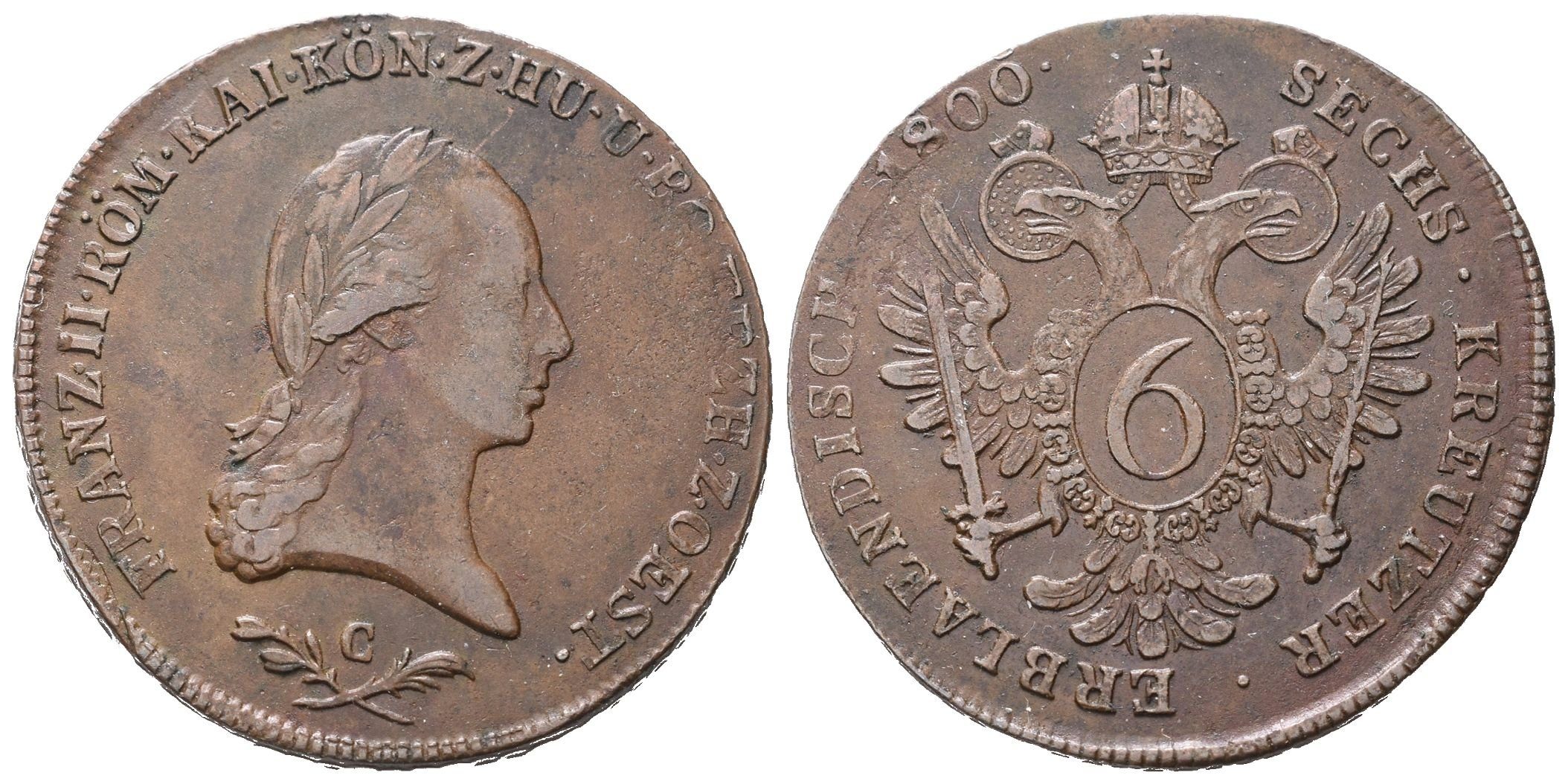 František II., 6 Krejcar 1800 C