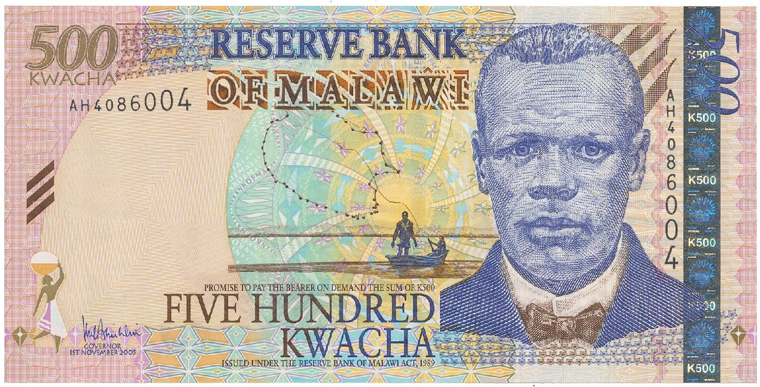 Malawi, 500 Kwacha 2005, P.56