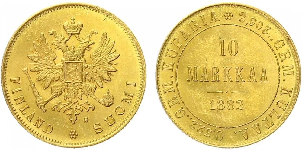 Ražby pro Finsko, Alexander III., 1881 - 1894 — 1
