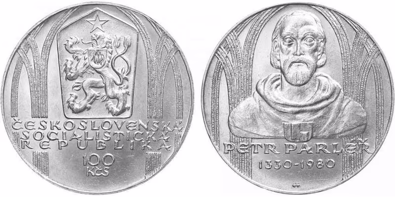 100 Kčs 1980 - Petr Parléř