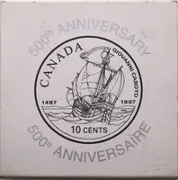 Kanada, 10 Cents 1997 - John Cabot - fotografie 3