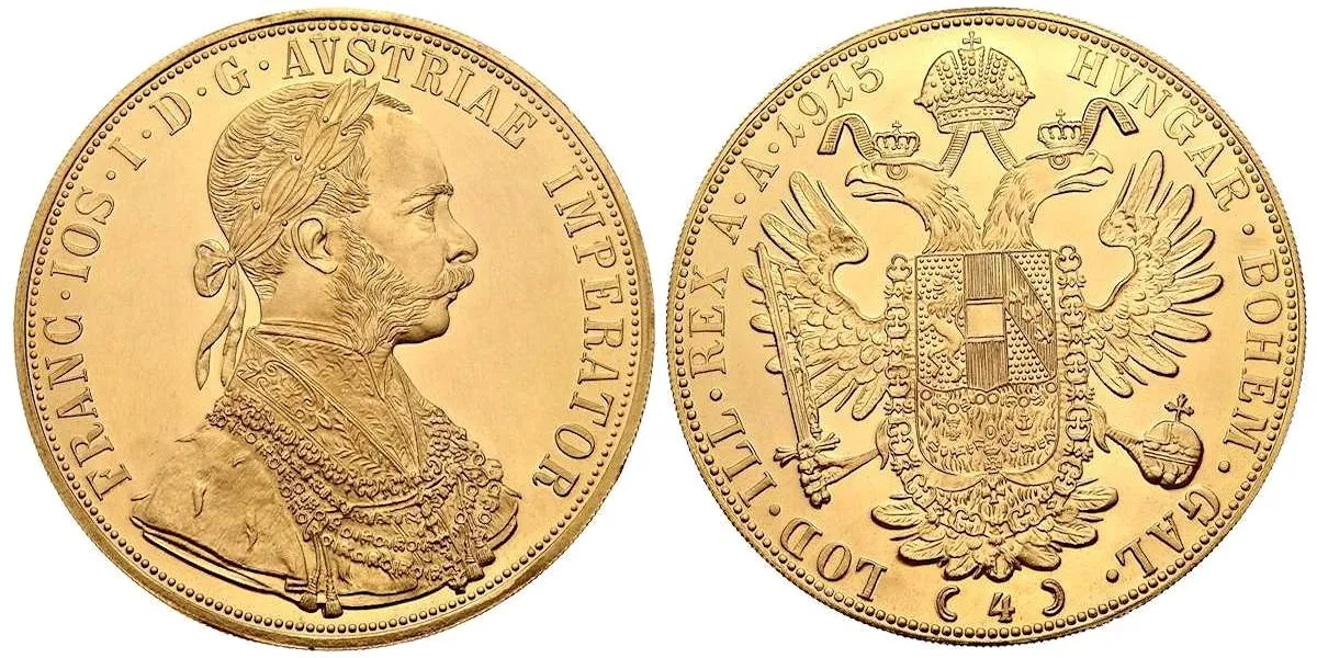4 Dukát 1915 - novoražba