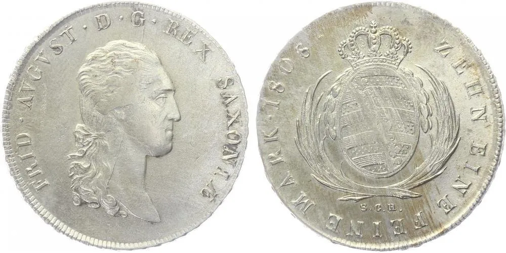Sasko, Friedrich August III./I., 1763 - 1827 — 1