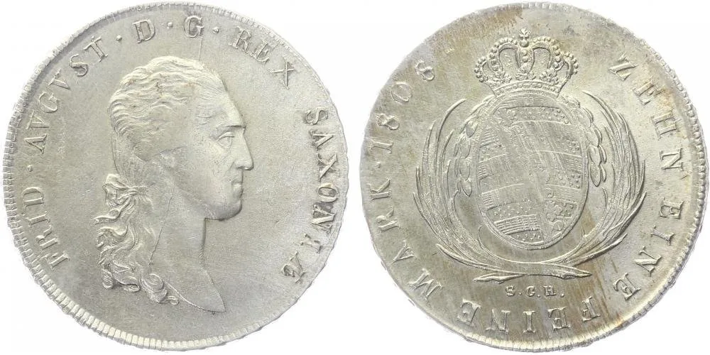 Sasko, Friedrich August III./I., 1763 - 1827 — 1