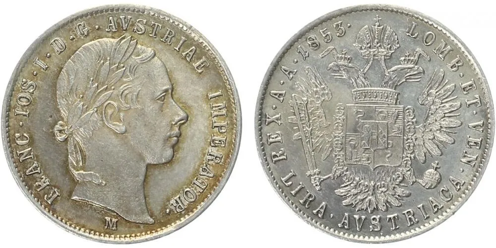 Konvenční měna, 1848 - 1857 — 1