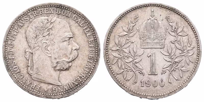 1 Koruna 1900