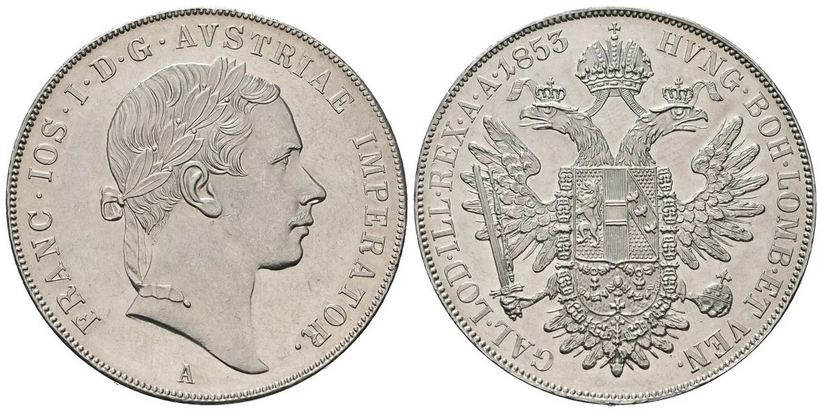 Konvenční měna, 1848 - 1857 — 1