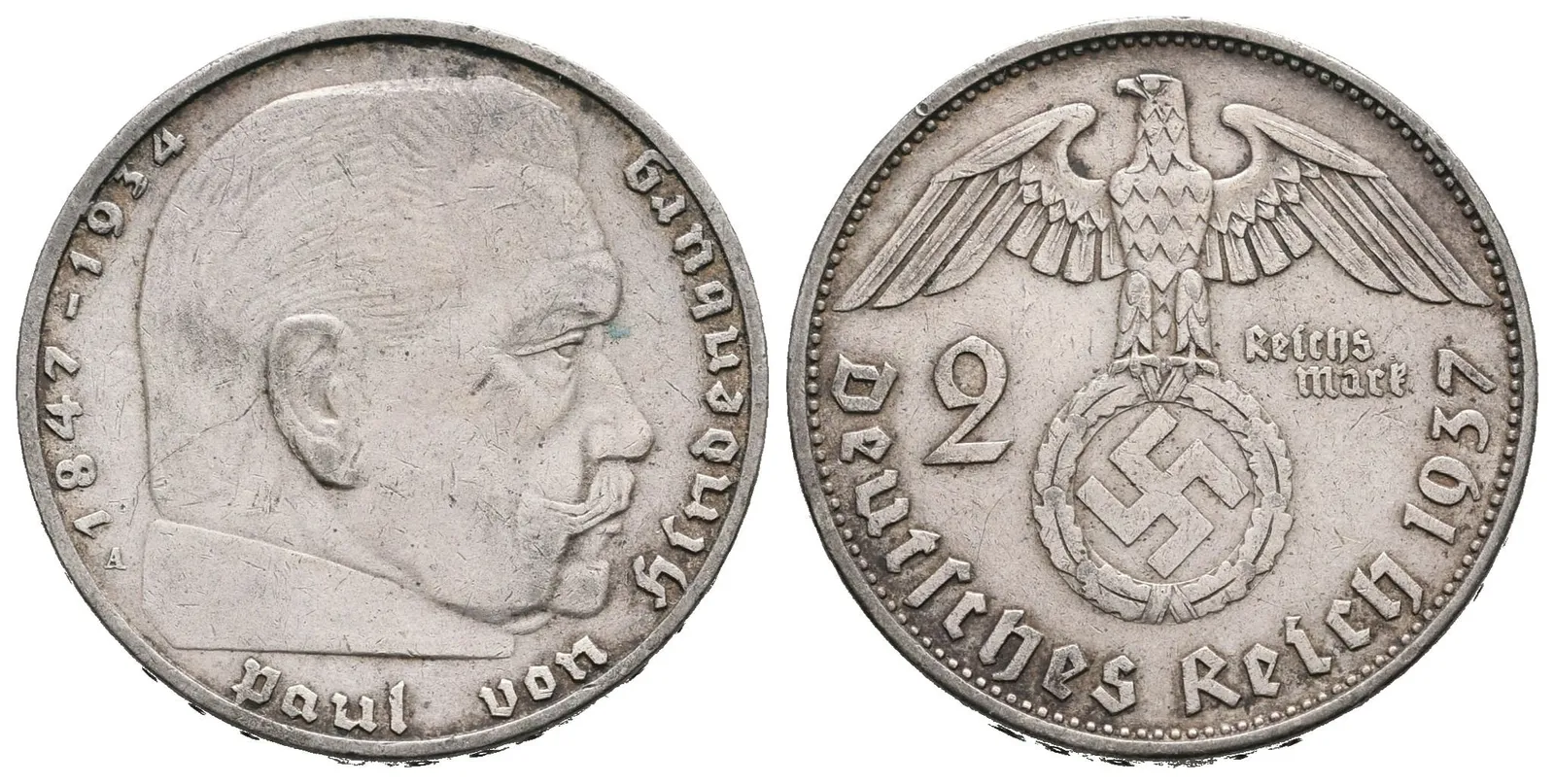 III. říše, 2 Marka 1937 A