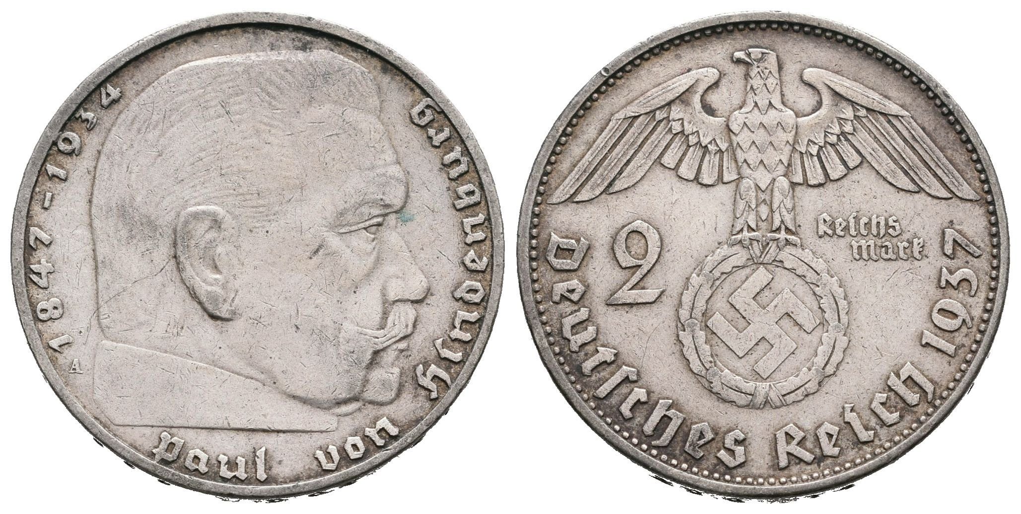 III. říše, 2 Marka 1937 A