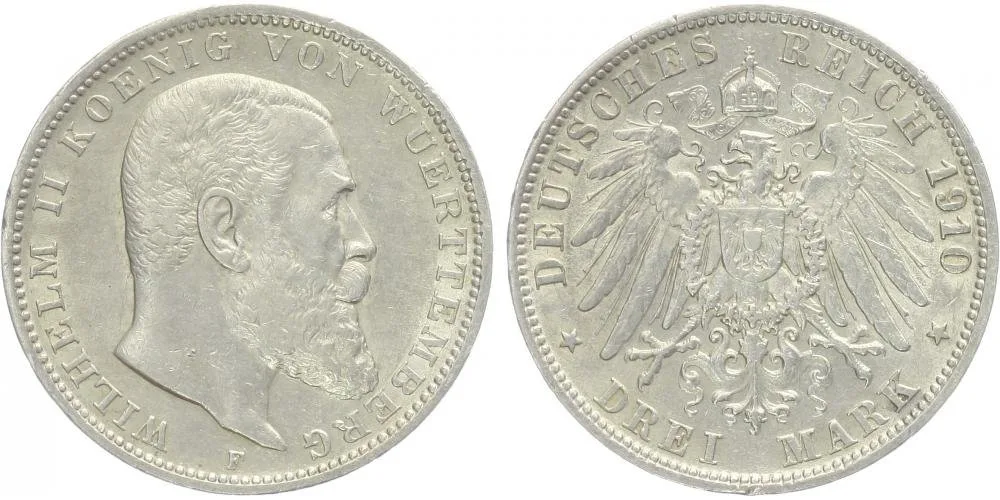 Württemberg, Wilhelm II., 1891 - 1918 — 1