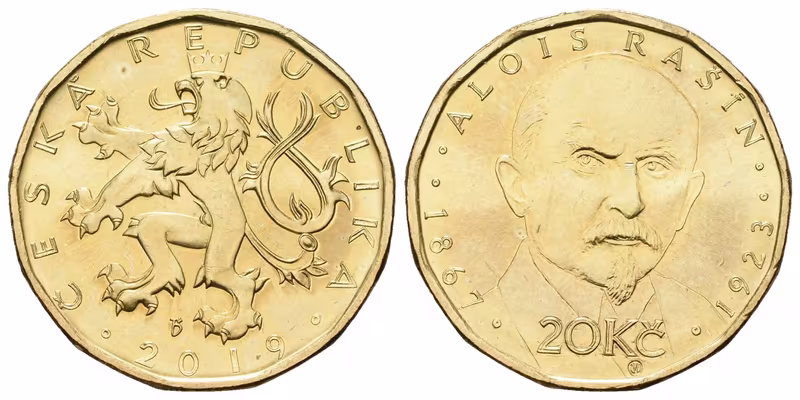 20 Koruna 2019 - Alois Rašín