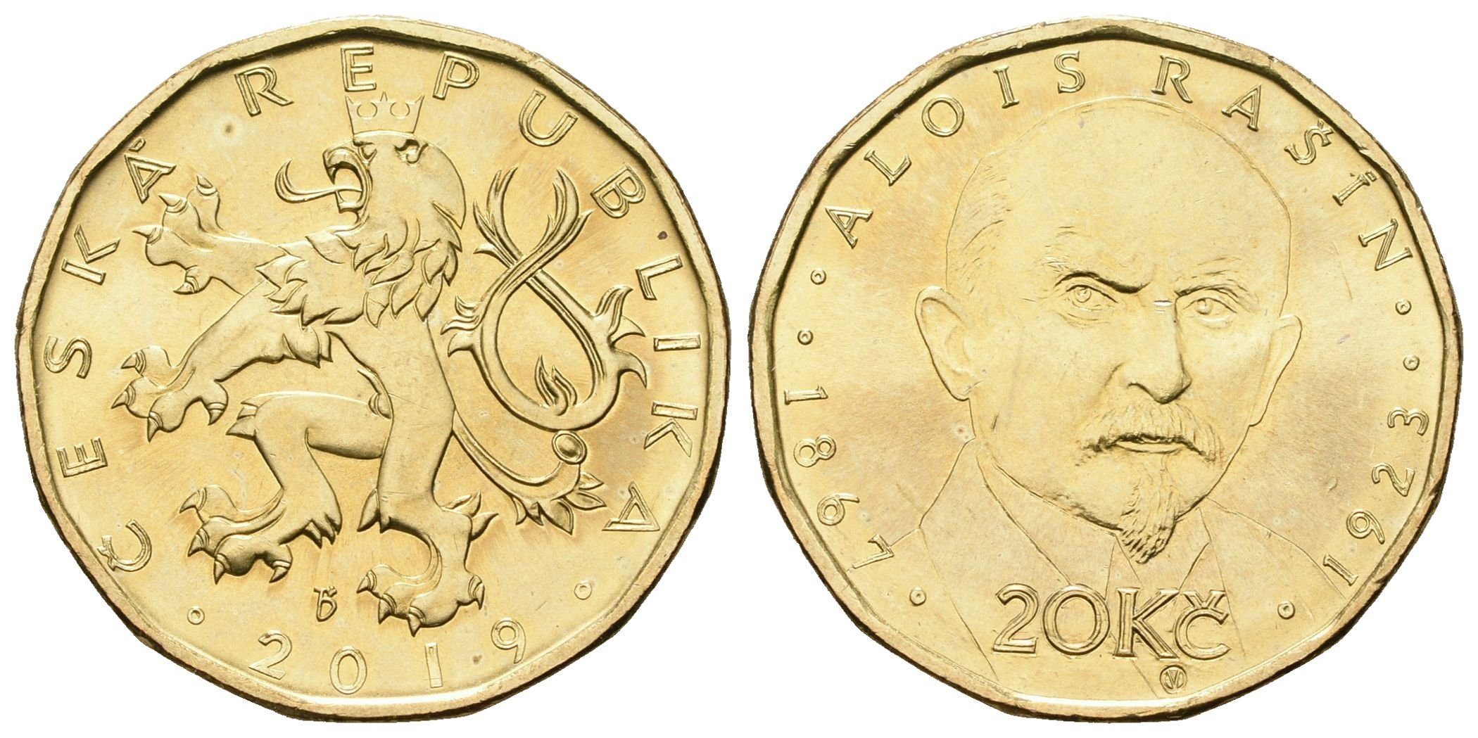 20 Koruna 2019 - Alois Rašín