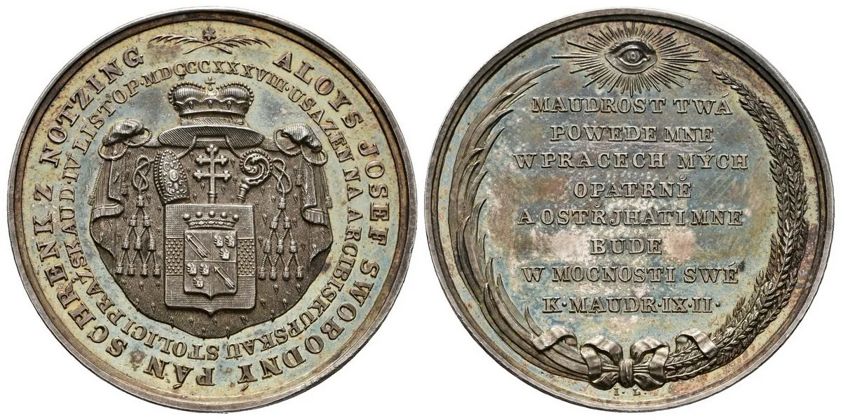 Praha - arcibiskupství, Alois Josef Schrenk z Notzing, 1838 - 1849 — 1