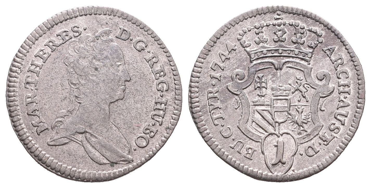 Marie Terezie, Krejcar 1744, Vídeň