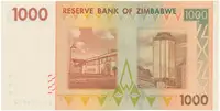 Zimbabwe, 1000 Dollars 2007, P.71 - fotografie 2
