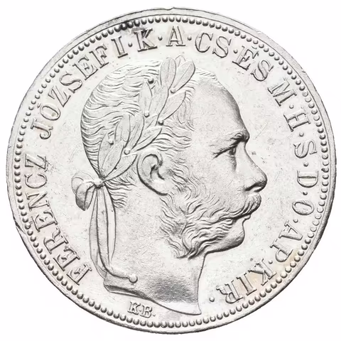 Zlatník 1890 KB - bez znaku Fiume, velmi pěkná zachovalost, lesk,