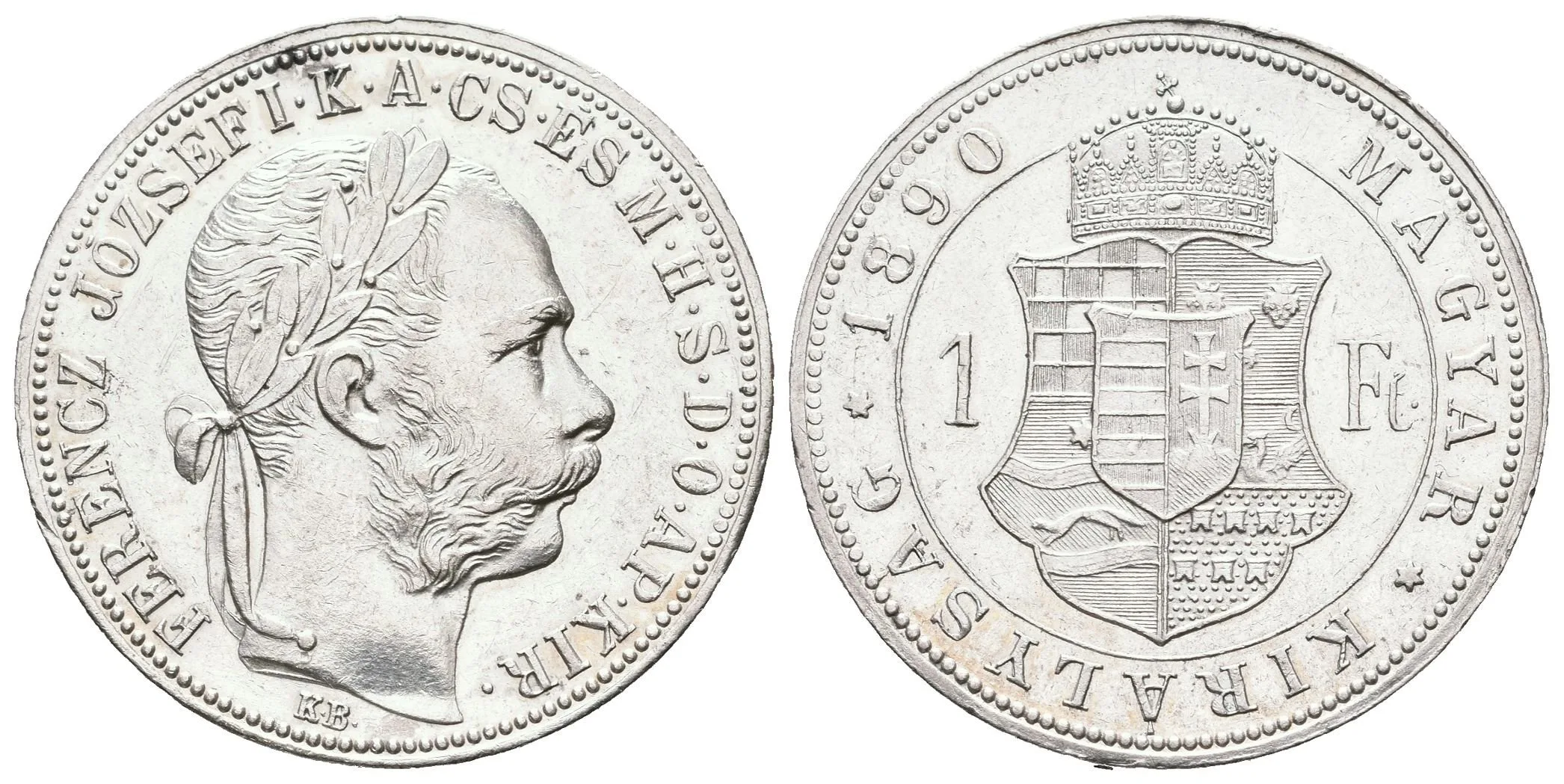 Zlatník 1890 KB - bez znaku Fiume, velmi pěkná zachovalost, lesk, — 1
