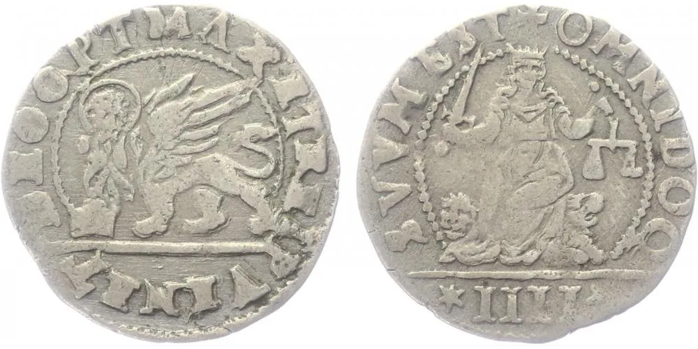 Itálie - Benátky, Anonymní ražby z let 1571 - 1585 — 1