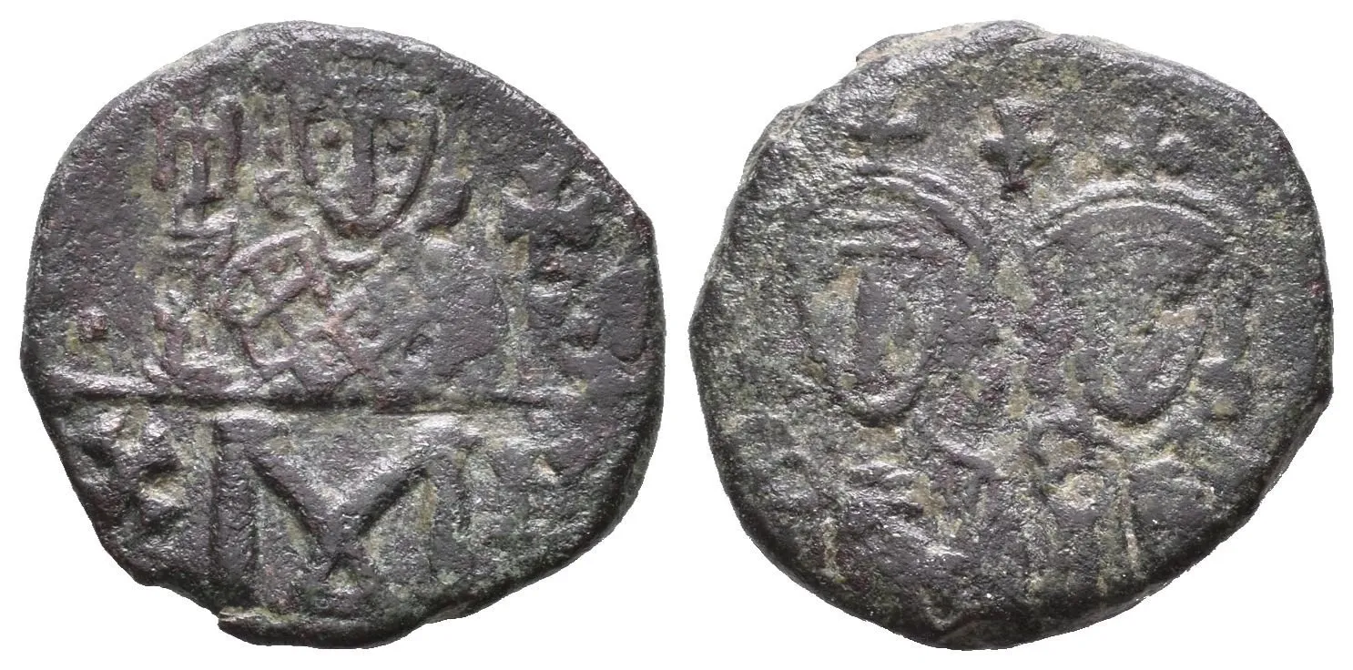 AE Follis, Constantinopolis, SB.1556, AUS.235, patina — 1